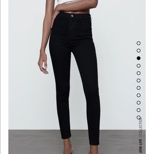 Black Super Elastic Jeggings